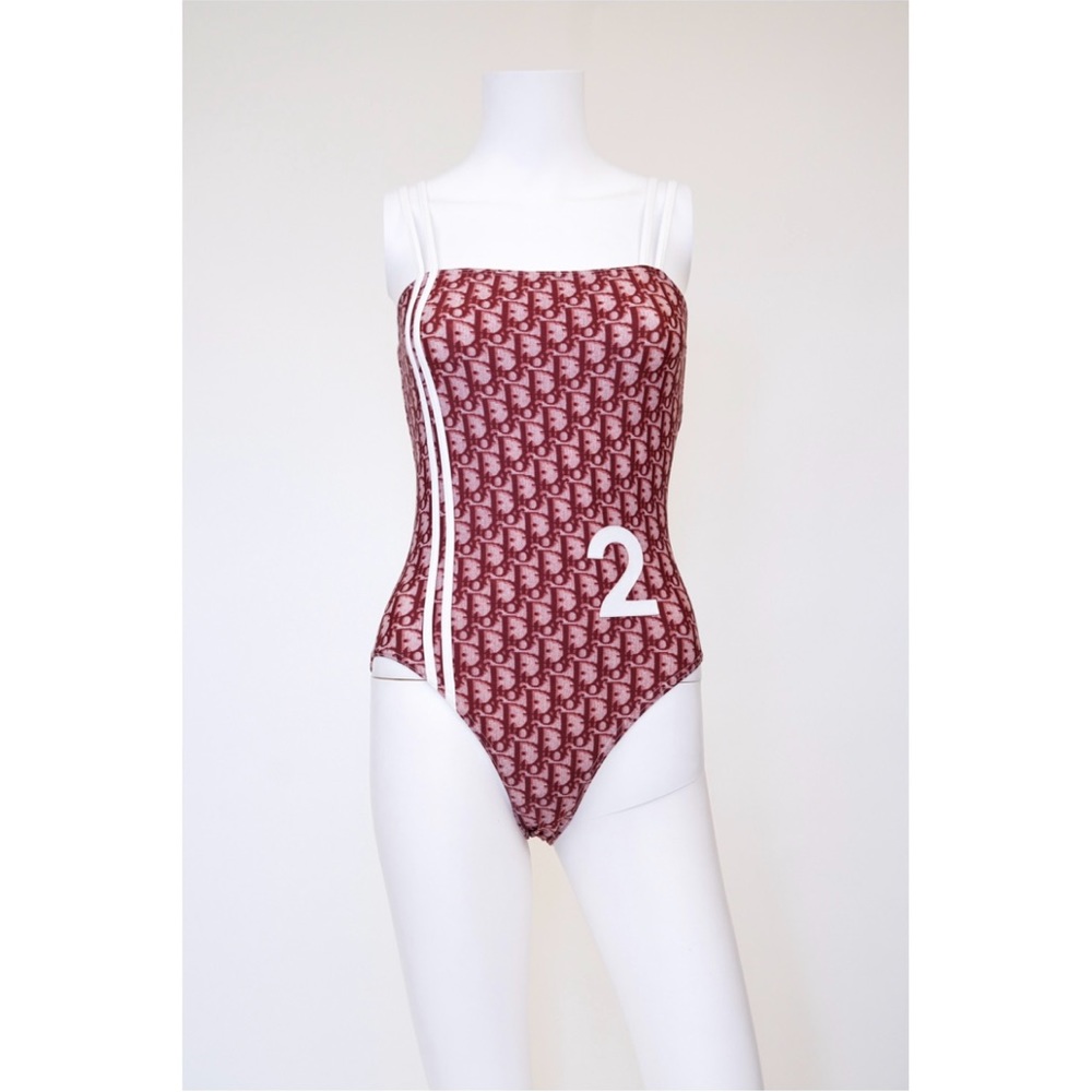 Vintage 100% authentic Christian monogram swimsuit in great condition